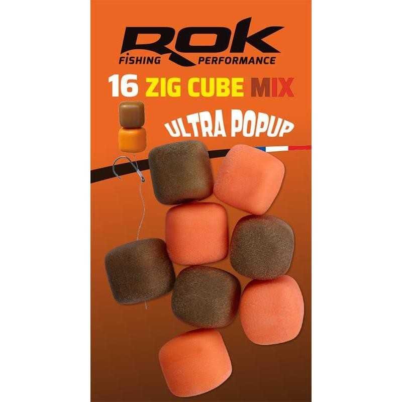 Zig Cube Ultra Pop-Up Marron  & Orange Rok-Appâts Artificiels-Carptour