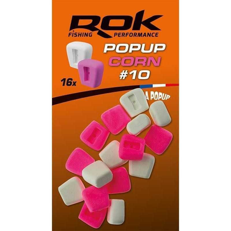 Maïs Artificiel Pop-Up Corn Rose & Blanc Rok Maïs Artificiel Pop-Up Corn Rose & Blanc Rok-Appâts Artificiels-Carptour