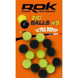 Zig Balls Ultra Pop-Up 9mm Rok (x16)