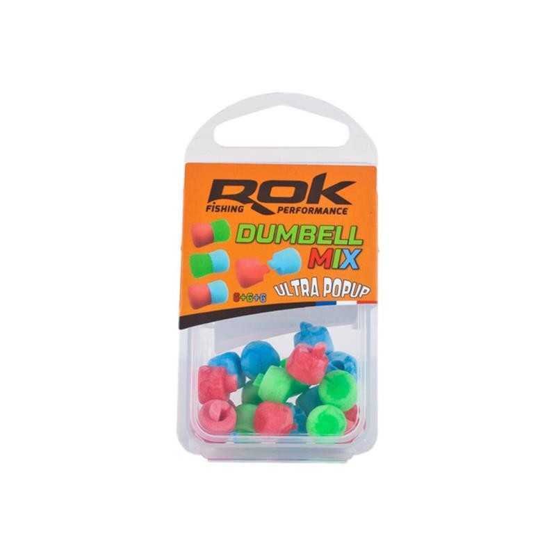Dumbell Mix Ultra Pop-Up 9mm Rok (x18) Dumbell Mix Ultra Pop-Up 9mm Rok (x18)-Appâts Artificiels-Carptour