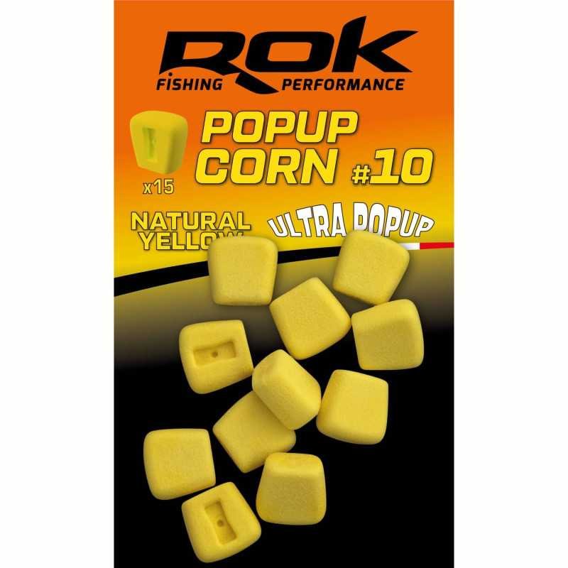 Maïs Artificiel Natural Yellow Pop-Up Corn Rok (x15)-Appâts Artificiels-Carptour