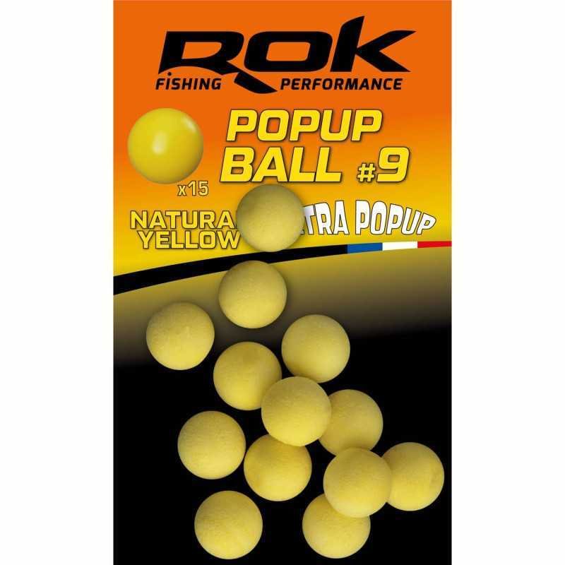 Maïs Artificiel Natural Yellow Pop-Up Ball Rok (x15) Maïs Artificiel Natural Yellow Pop-Up Ball Rok (x15)-Appâts Artificiels-Carptour