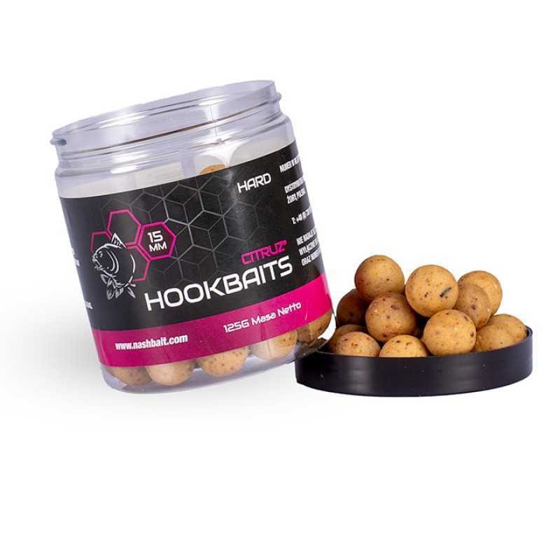 Bouillettes Citruz Hard Hookbaits 125g Nashbait-Appâts-Carptour