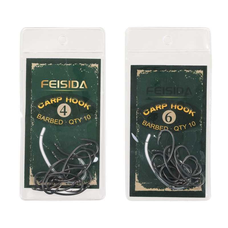 Hameçon Feisida Long Carp Hook-Hameçons-Carptour