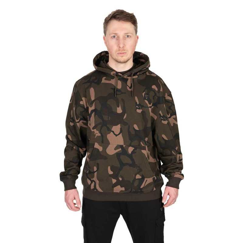 Sweat à Capuche Fox LW Pullover Hoody Camo-Vêtements-Carptour