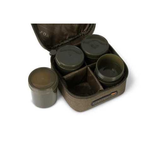 Trousse Fox Voyager 6 Pots Hookbait Case