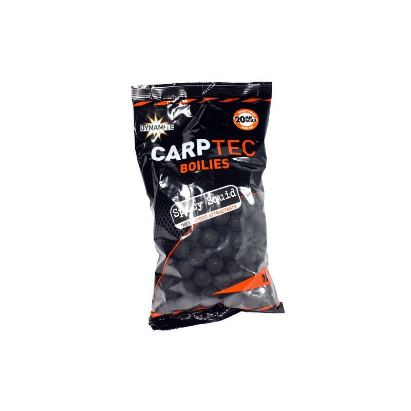 Bouillettes Carp Tec Dynamite baits Spicy Squid 1kg-Appâts-Carptour