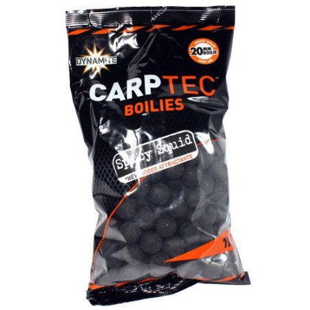 Bouillettes Carp Tec Dynamite baits Spicy Squid 20mm 1kg