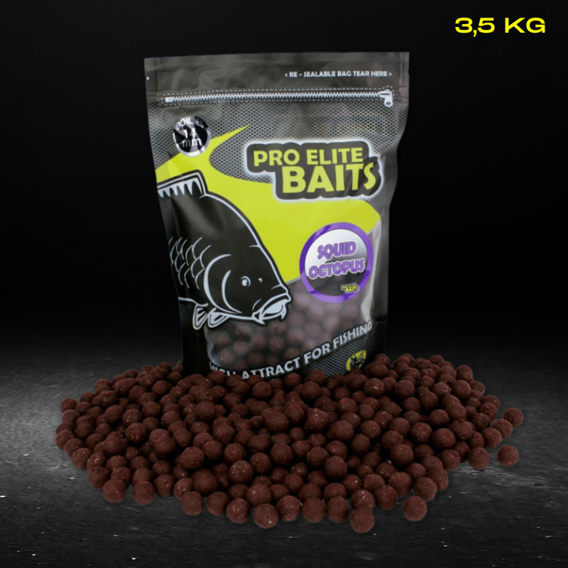Bouillettes ProElite Baits Squid & Octopus Classic 14mm 3.5kg-Appâts-Carptour