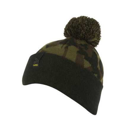 Bonnet Avid Black & Camo Bobble Hat | Vêtements | Matériel pour la ...