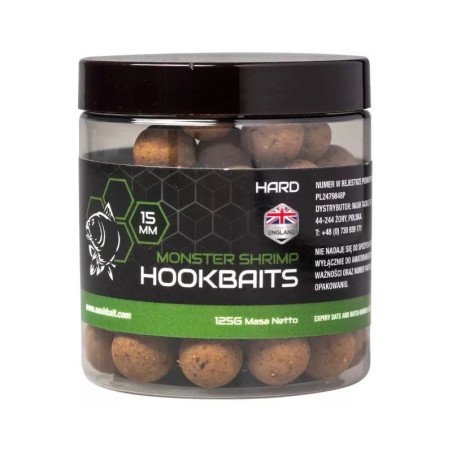 Bouillettes Monster Shrimp Hard Hookbaits 125g Nashbait