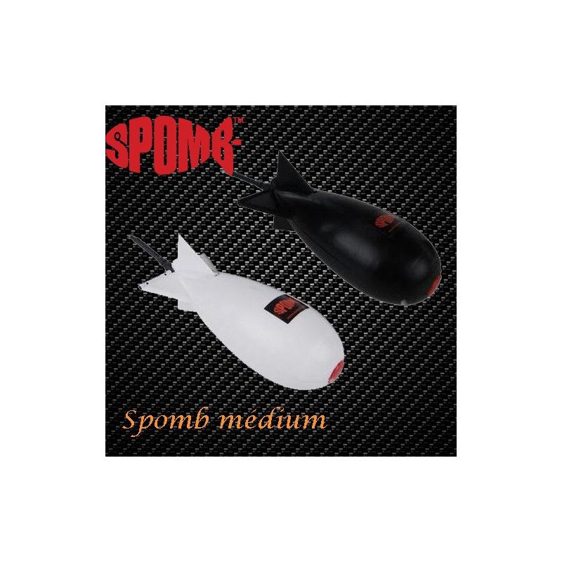 Bait Rocket Spomb Large Blanc & Noir-Pack-Carptour