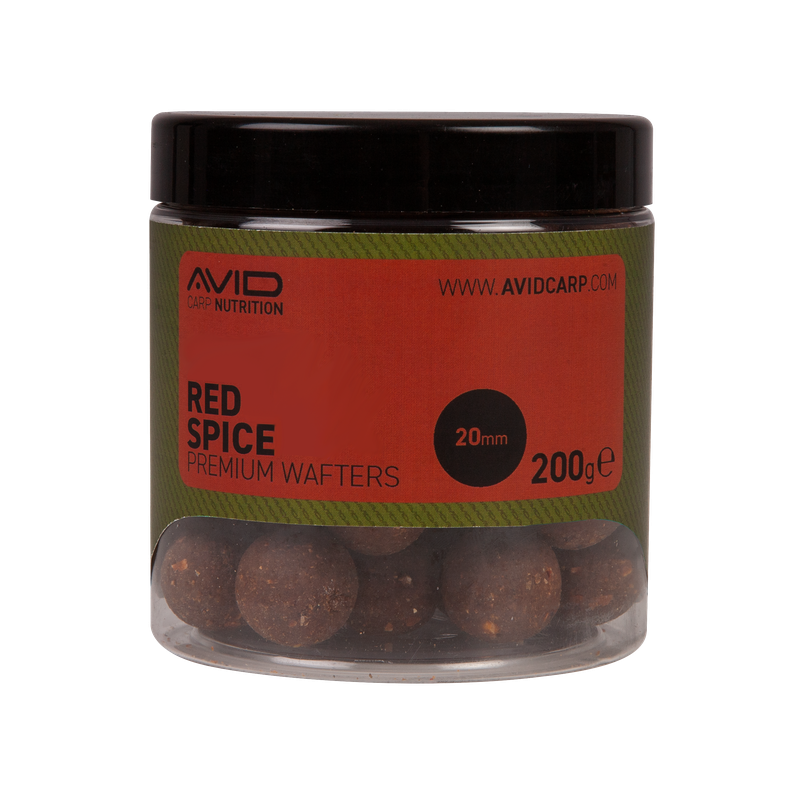Pop-ups Wafters Prémium Avid Carp Red Spice 20mm 200g Pop-ups Wafters Prémium Avid Carp Red Spice 20mm 200g-Appâts-Carptour