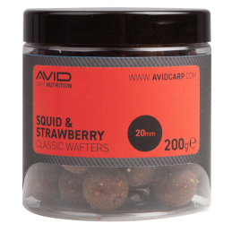 Pop-ups Wafters Avid Carp Classic Squid & Strawberry 20mm 200g