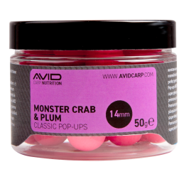 Pop-ups Avid Carp Classic Monster Crab & Plum 14mm 50g