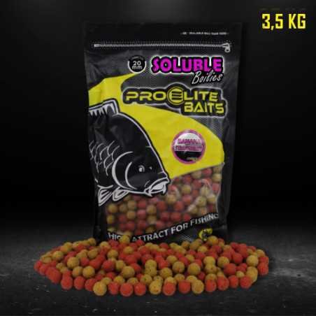 Bouillettes Solubles Pro-Elite Baits Banana & Strawberry 20mm 3.5kg