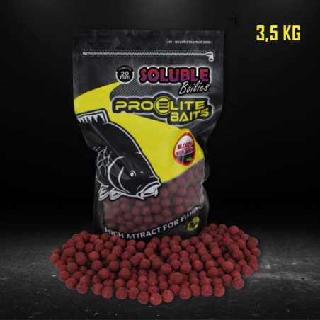 Bouillettes Solubles Pro-Elite Baits Bloody Mulberry 20mm 3.5kg