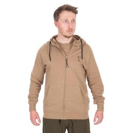 Sweat à Capuche Fox Collection LW Zip Hoody - Tan Ltd
