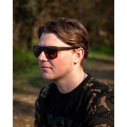 Lunettes Fox Avius Trans Khaki - Brown Lens