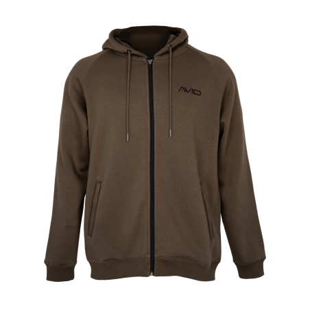 Sweat à Capuche Avid Compound Zip Hoodie Brown