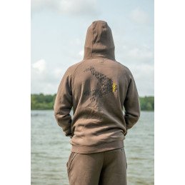 Sweat à Capuche Avid Compound Zip Hoodie Brown