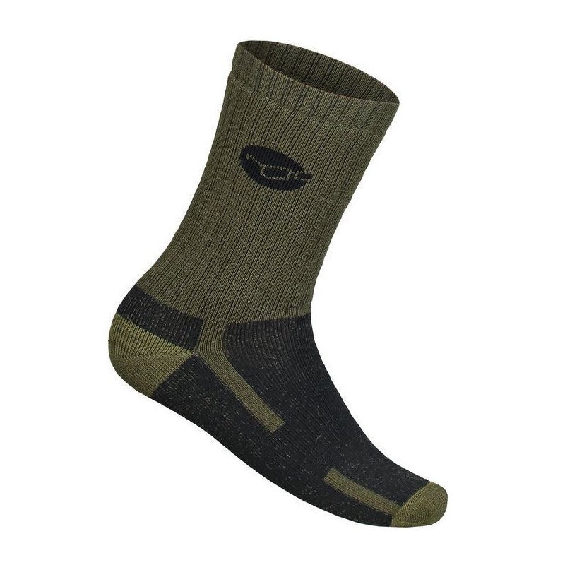 Chaussettes Korda Kore Merino Wool Sock Olive-Vêtements-Carptour