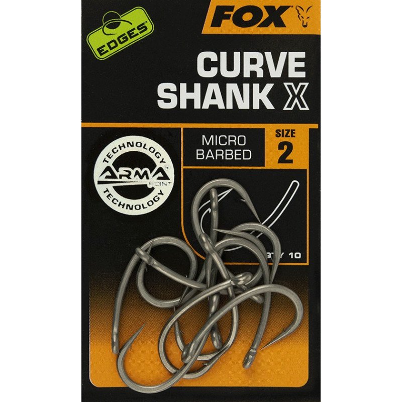 Hameçons Fox Edges Curve Shank X-Hameçons-Carptour