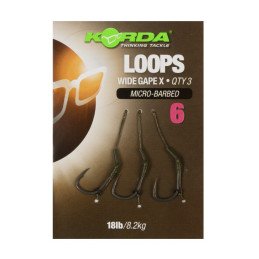 Bas de Ligne Korda Loops Rigs Wide Gape X