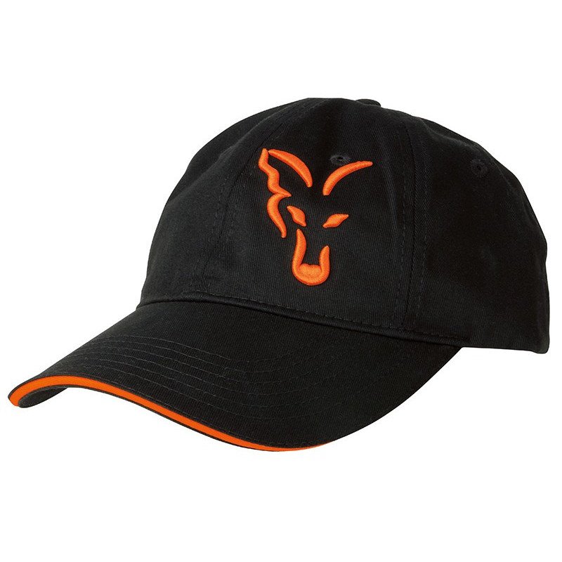 Casquette Fox Black & Orange Baseball Cap-Vêtements-Carptour