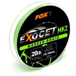 Tresse Fox Exocet MK2 Marker Green 300m | Ligne | Matériel pour la ...