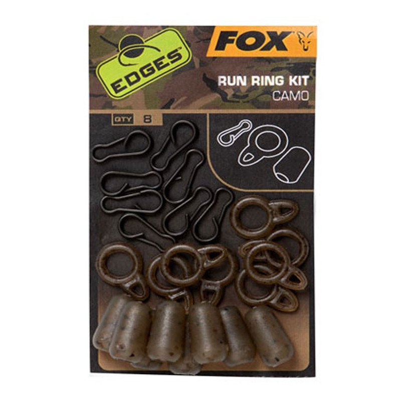 Kit de Montage Fox Edges Camo Running Rig Kit ( par 8)-Outils et Accessoires-Carptour