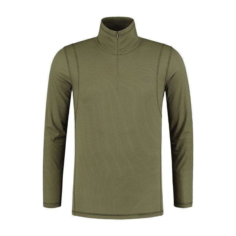 Sweat Korda Kool Quick Dry Long Sleeve Zip Neck-Vêtements-Carptour