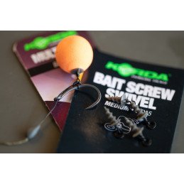 Vis à Appâts Micro Ring Swivel Bait Screw Medium (par 5)