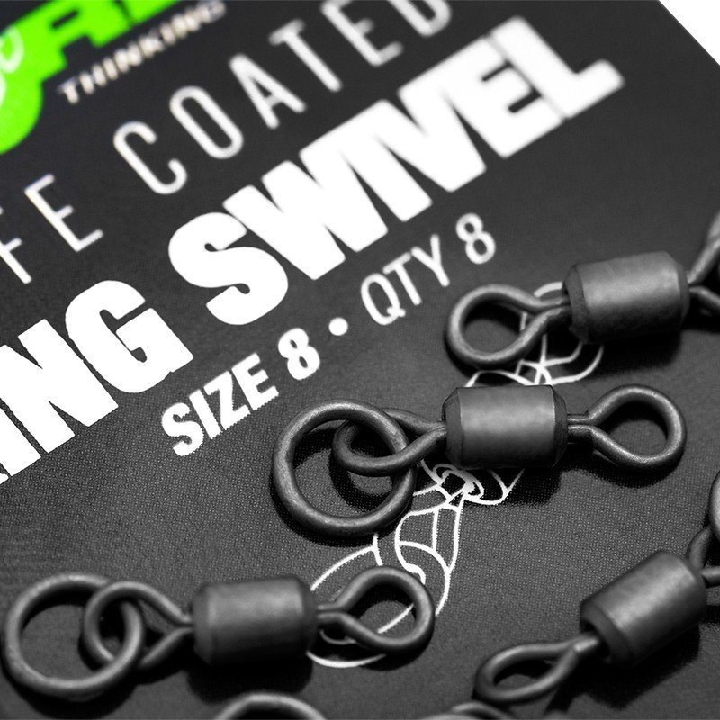 Emerillion Korda PTFE Ring Swivel (par 8)-Outils et Accessoires-Carptour