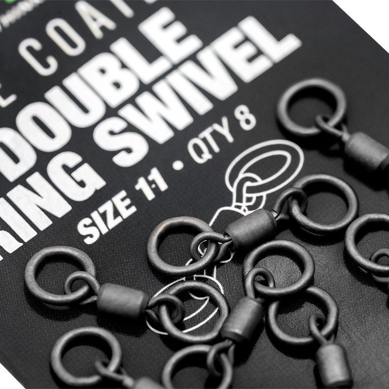 Emerillion Korda PTFE Double Ring Swivel (par 8)-Outils et Accessoires-Carptour