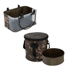 Pack Fox Aquos Camolite Bucket & Insert 12L & Rig Water