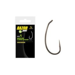 Hameçon Carp Spirit Razor Medium Curve Shank (par 10)