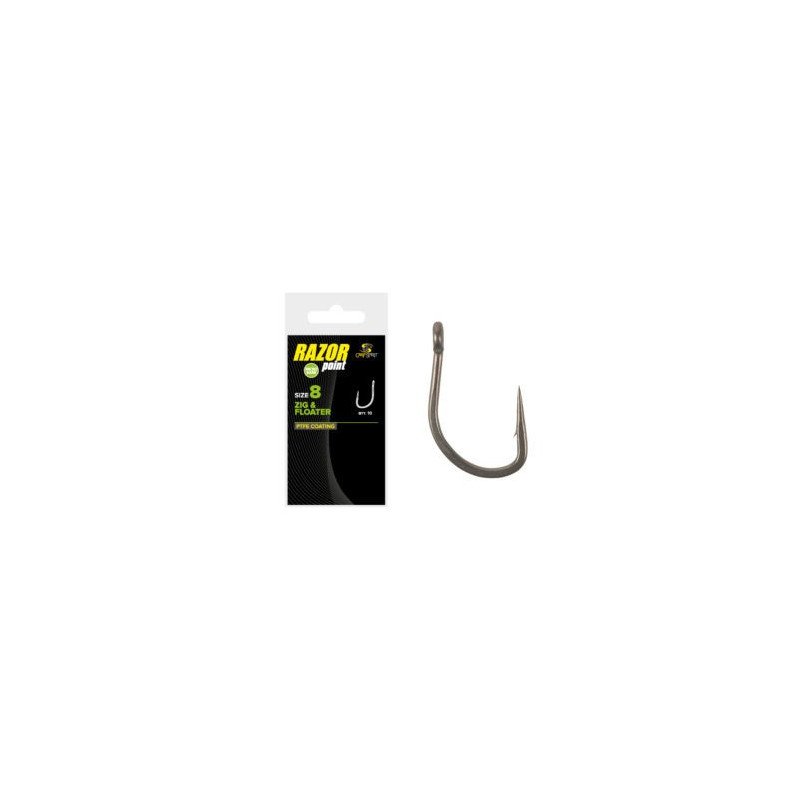 Hameçon Carp Spirit Razor Zig & Floater  Taille 8  (par 10)-Hameçons-Carptour