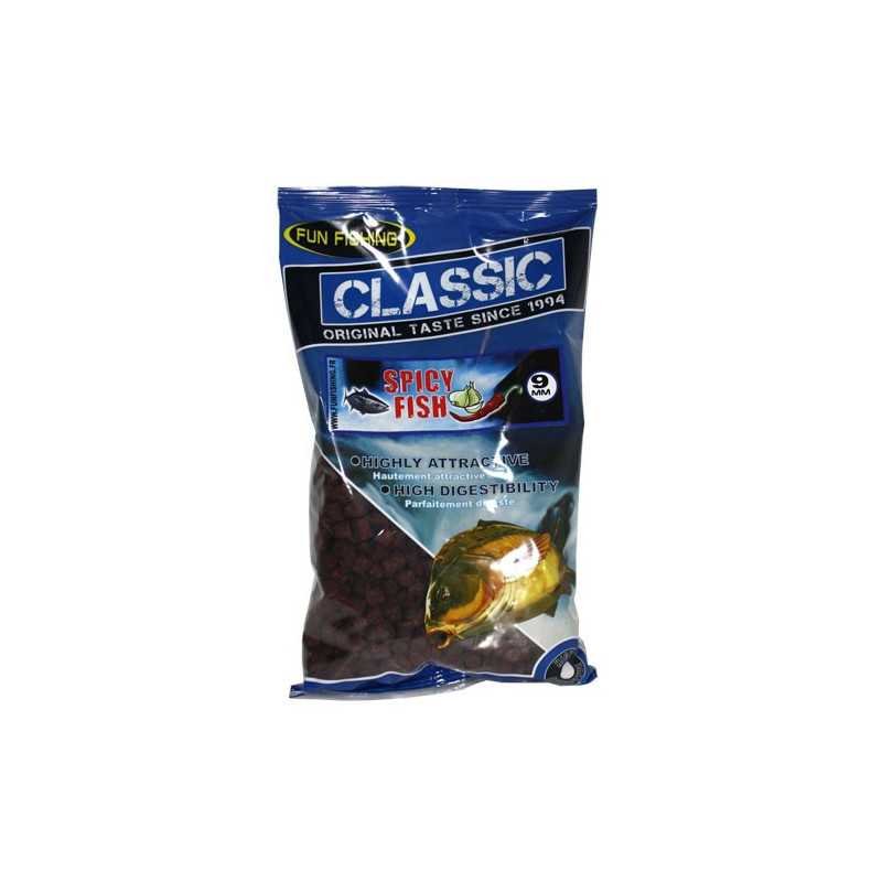 Pellets Fun Fishing Classic Spicy Fish 9mm 700g-Appâts-Carptour