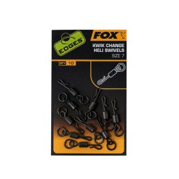 Emerillion Fox Edges Kwik Change Heli Swivel Taille 7 (par 10)