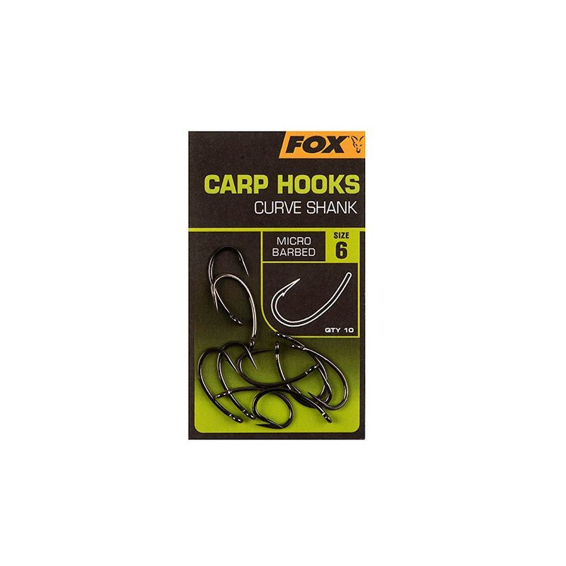 Hameçon Fox Carp Hooks Curve Shank-Hameçons-Carptour