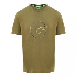 T-Shirt Korda Le Distressed Logo Tee Olive