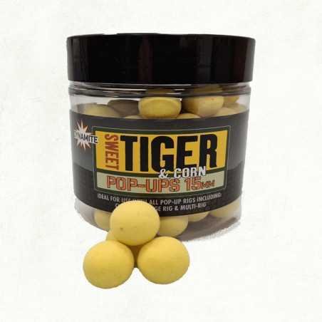 Dynamite Baits Pop Ups Sweet Tiger & Corn 15mm 100g