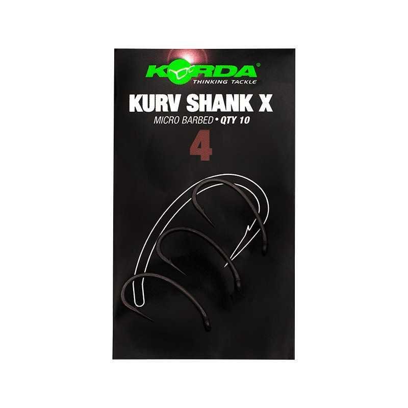 Hameçons Korda Kurv Shank X-Hameçons-Carptour