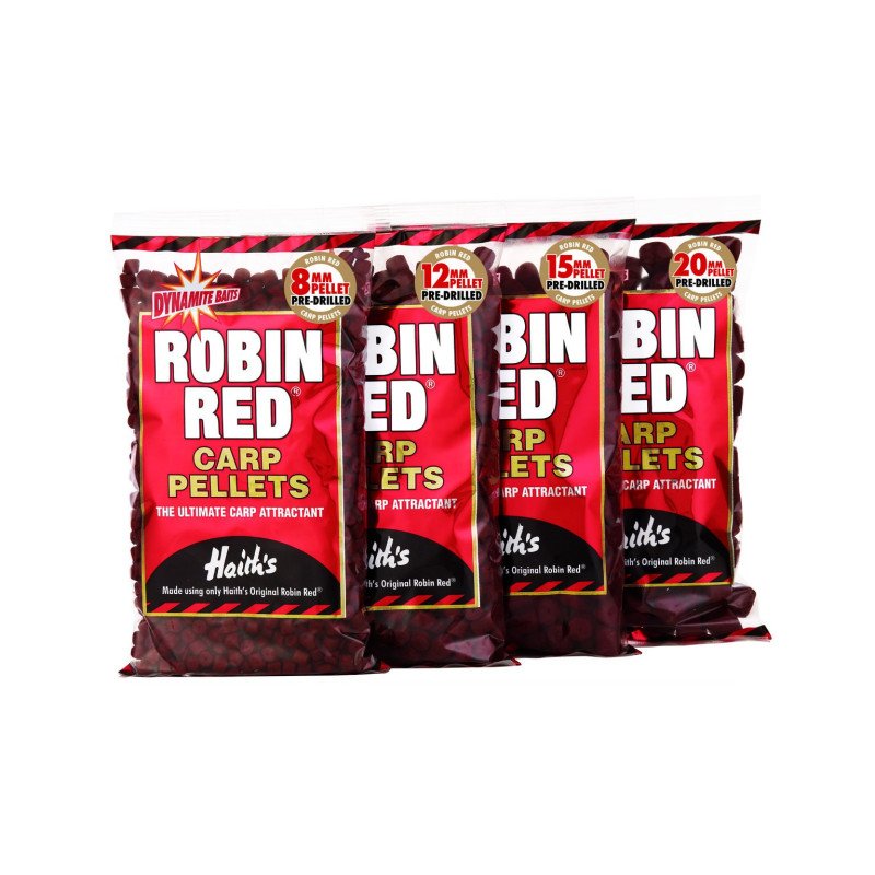 Dynamite Baits Robin Red Pellets Pré Percés 900g-Appâts-Carptour