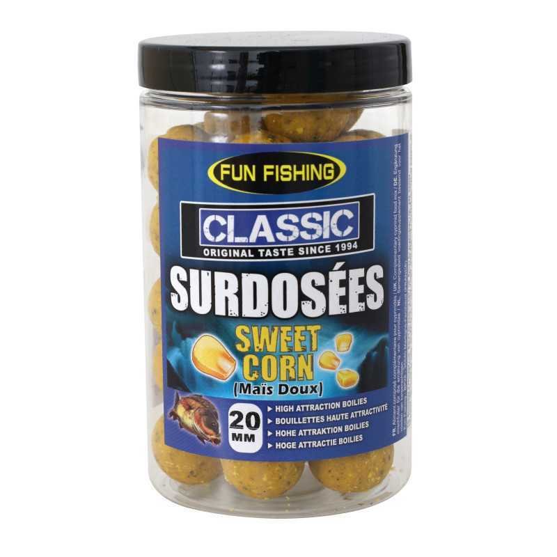 Fun Fishing Bouillettes Classic Surdosées 240g 20mm Maïs Doux Fun Fishing Bouillettes Classic Surdosées 240g 20mm Maïs Doux-Appâts-Carptour