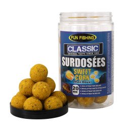 Fun Fishing Bouillettes Classic Surdosées 240g 20mm Maïs Doux