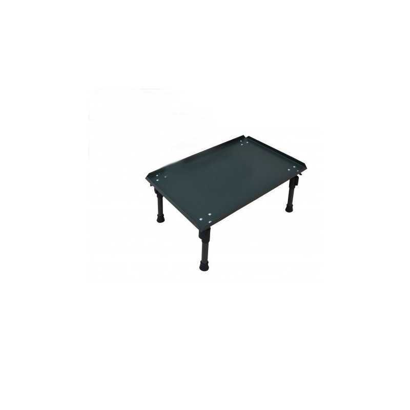 Table De Bivouac Pliante Black Cat 80 Cm - Stable, Robuste, Avec étagère Cachée, Pour Pêche, Camping, Extérieur
