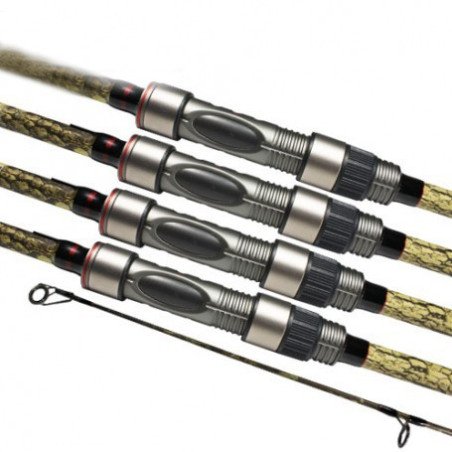 Canne CDE Carp CR-02 13’ 3.5lbs Camou (x4)