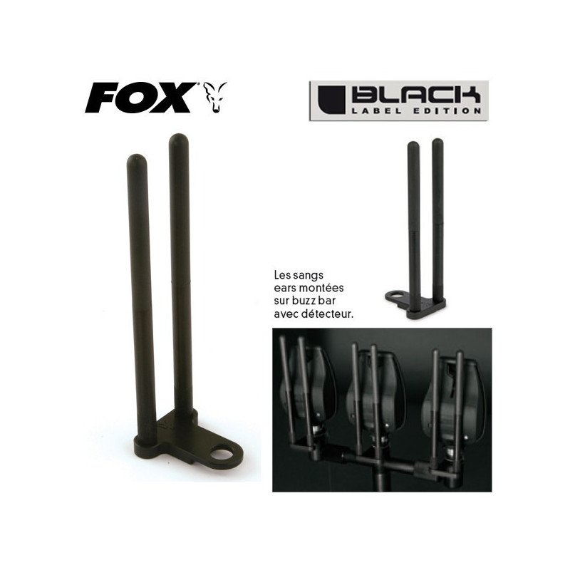 Black Label Fox Snag Ears-Piques et Supports-Carptour